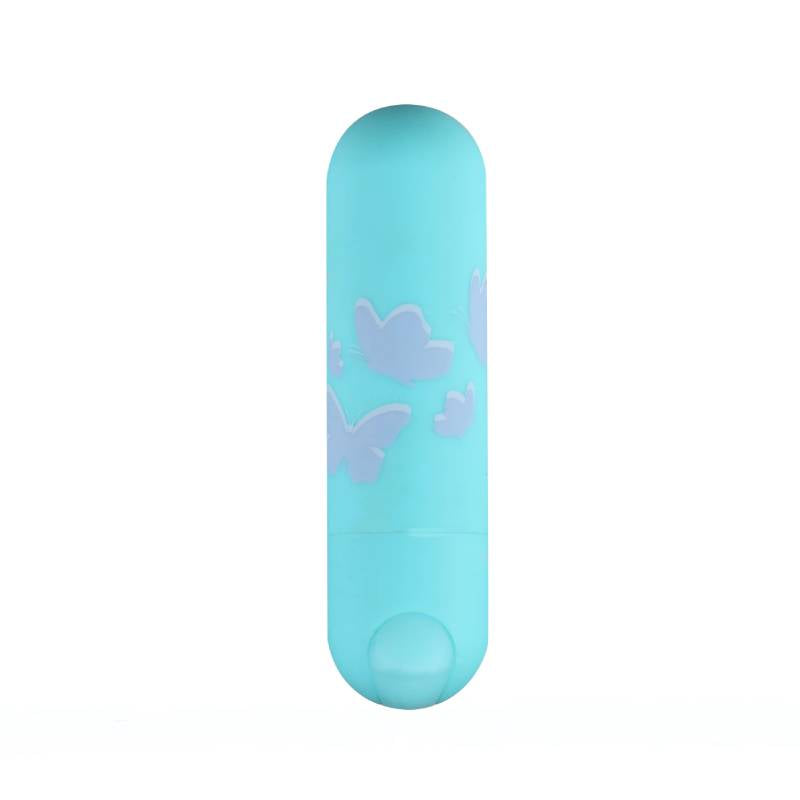 Maia Julia - Teal 7.6 cm USB Rechargeable Bullet