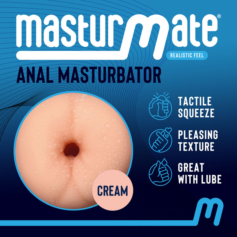 Masturmate - Butt - Cream - Flesh Anal Stroker