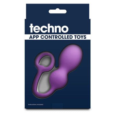 Techno - Bop - Purple USB Rechargeable Vibrating Kegel Exerciser with App Contol