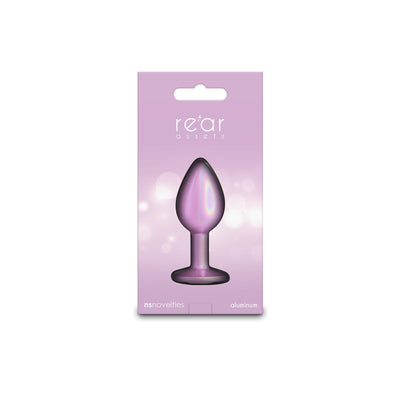 Rear Assets Iridescent Pink - Small - Iridescent Pink 7.1 cm Small Butt Plug
