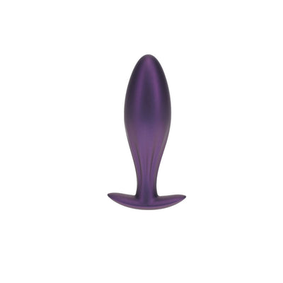 OUCH! Oval Anal Plug - Metallic Purple - Metallic Purple 11.7 cm Butt Plug