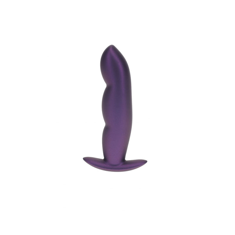 OUCH! Finger Anal Plug - Metallic Purple - Metallic Purple 11.7 cm Butt Plug