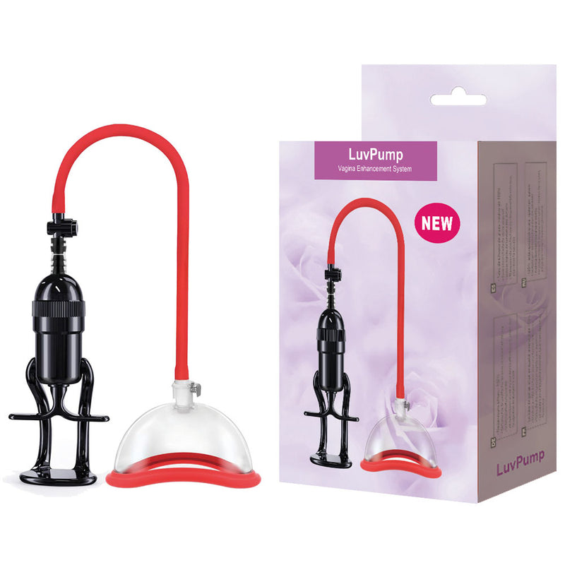 LuvPump Vagina Enhancement System - Clear/Red Vagina Pump