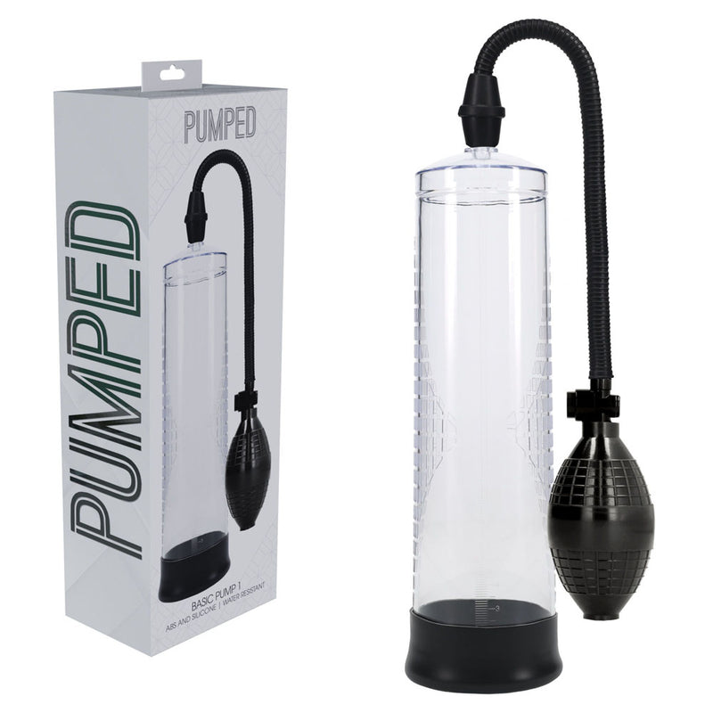 PUMPED Basic Pump 1 - Transparent - Clear Penis Pump