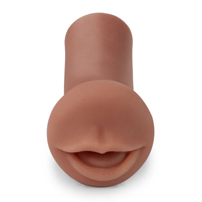 Pipedream Extreme Toyz Coed Cocksucker - Brown - Brown Mouth Stroker