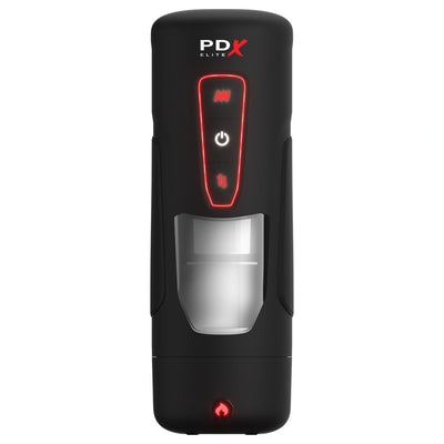 PDX Elite Milk Me Hotter - USB Rechargeable Thrusting Heating & Vibrating Auto Stroker