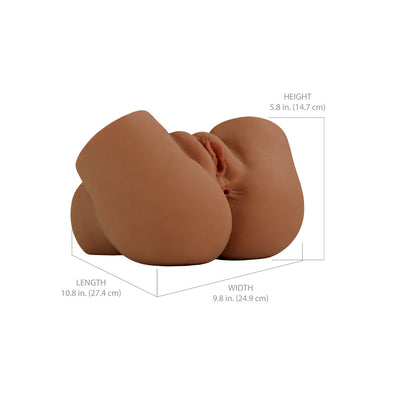 PDX Elite Back That Ass Up - Brown - Brown USB Rechargeable Auto Mega Masturbator