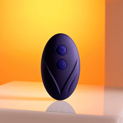 Selopa EGG ME ON - Purple 10 cm USB Rechargeable Egg with Wireless Remote