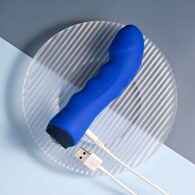 Selopa BLUE BANGER - Blue 13.6 cm USB Rechargeable Vibrator