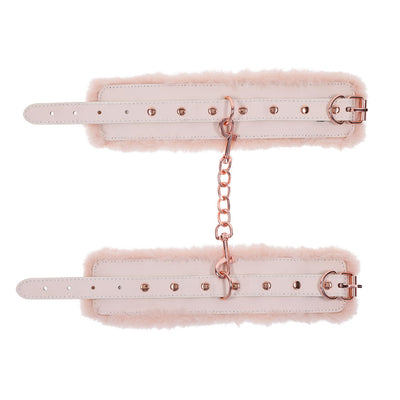 Sex & Mischief Peaches n CreaMe Fur Handcuffs