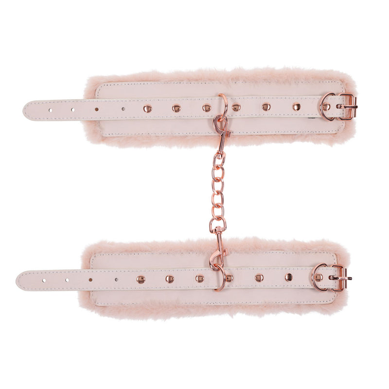 Sex & Mischief Peaches n CreaMe Fur Handcuffs