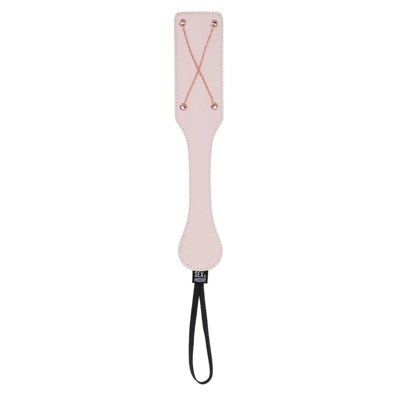 Sex & Mischief Peaches n CreaMe Chain Impressions Paddle - Peach Spanking Paddle