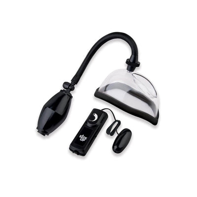 Size Up Vibrating Pussy Pump - Clear Vibrating Vagina Pump