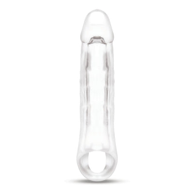 Size Up 2 Inch See-Thru Penis Extender with Ball Loop
