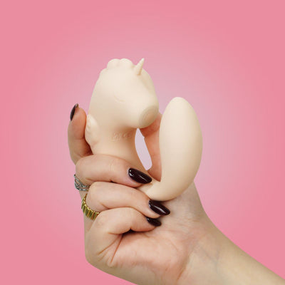 Unihorn - C Horse - Coral Throb - Coral USB Rechargeable Dual Unicorn Vibrator