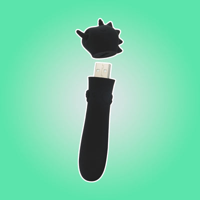 Unihorn - USB Bullet - Wild Spirit - Black USB Rechargeable Vibrating Bullet
