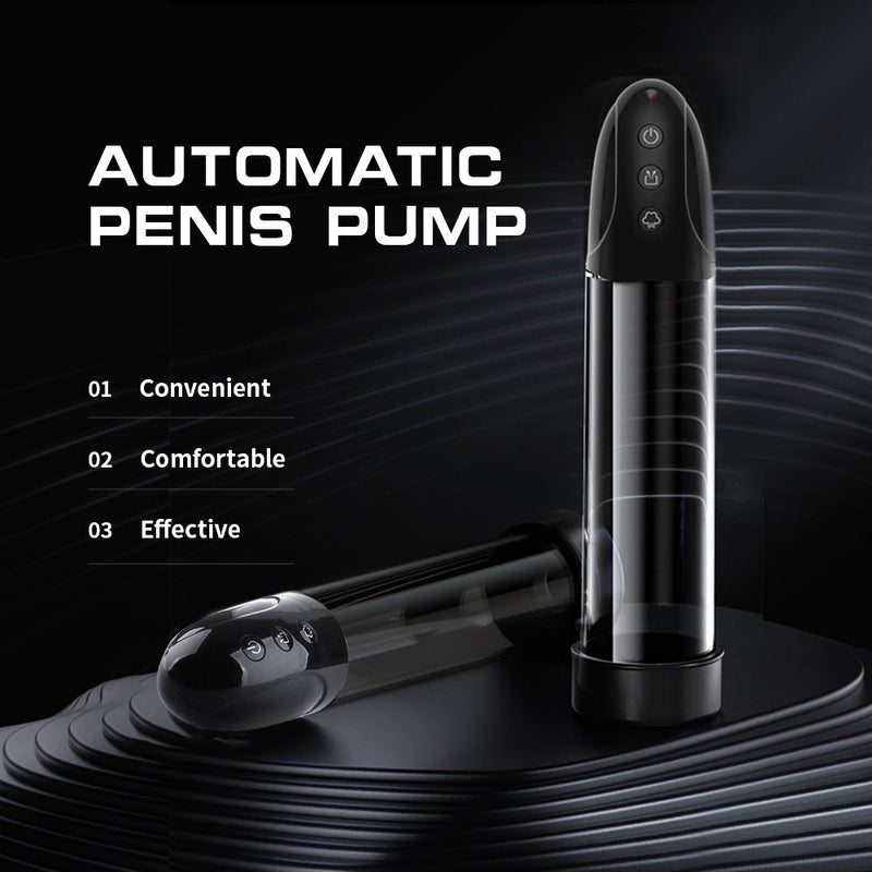 LuvPump Automatic Penis Pump - Clear USB Rechargeable Automatic Penis Pump