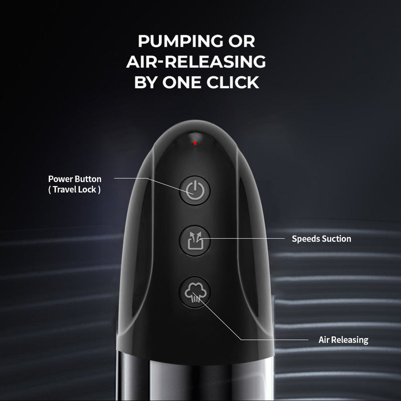 LuvPump Automatic Penis Pump - Clear USB Rechargeable Automatic Penis Pump