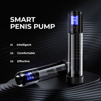 LuvPump Smart Penis Pump - Clear USB Rechargeable Automatic Penis Pump