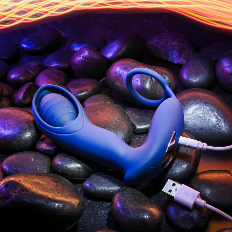 Zero Tolerance EXTRA MILE - Blue USB Rechargeable Vibrating Prostate Massager