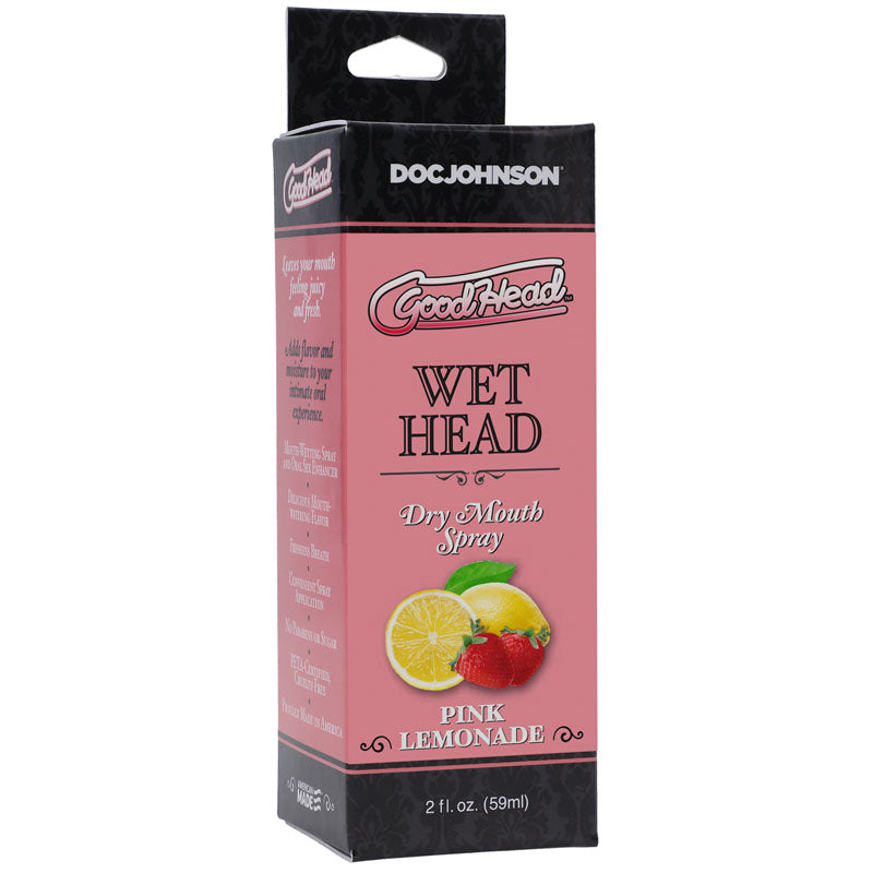 Goodhead Wet Head Dry Mouth Spray - Pink Lemonade Flavoured - 59 ml Bottle