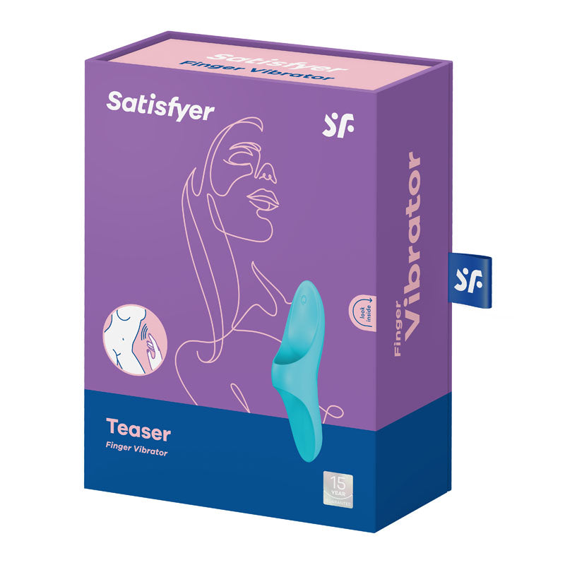 Satisfyer Teaser - Light Blue USB Rechargeable Finger Stimulator