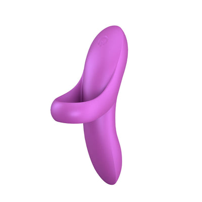 Satisfyer Bold Lover - Dark Pink USB Rechargeable Finger Stimulator