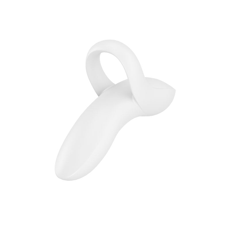 Satisfyer Bold Lover - White USB Rechargeable Finger Stimulator