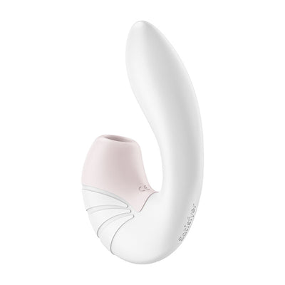 Satisfyer Supernova - White USB Rechargeable Vibrator with Air Pulsation