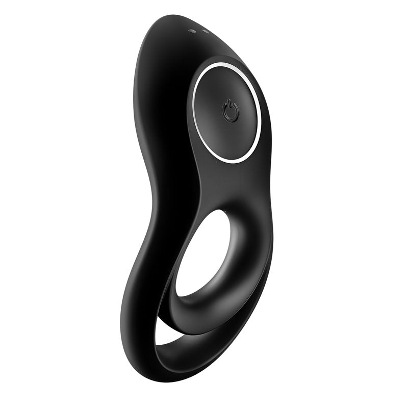 Satisfyer Legendary Duo - Black USB Rechargeable Cock & Balls Ring