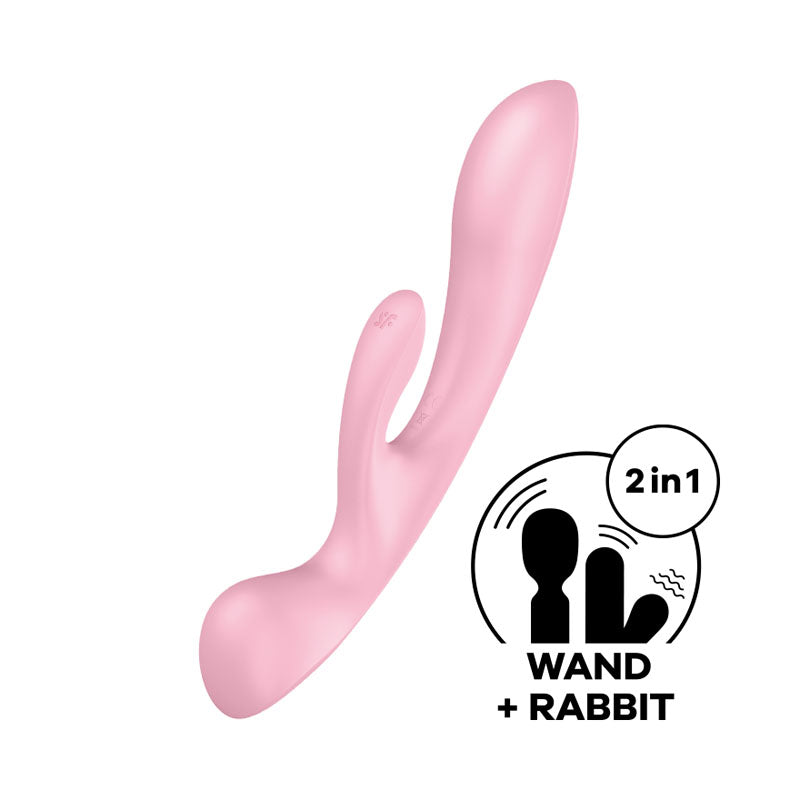 Satisfyer Embrace Me - Pink USB Rechargeable Rabbit Vibrator