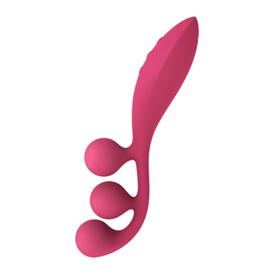 Satisfyer Tri Ball 1 - Red USB Rechargeable 3-Motor Vibrator