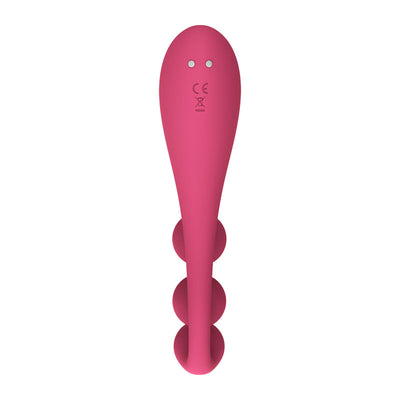 Satisfyer Tri Ball 1 - Red USB Rechargeable 3-Motor Vibrator