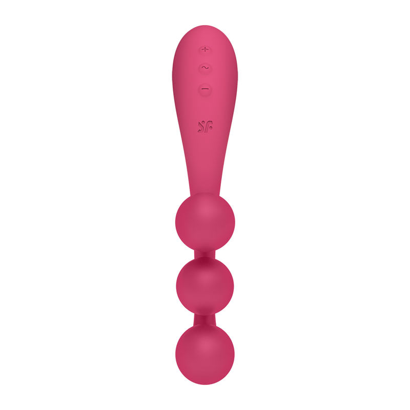 Satisfyer Tri Ball 1 - Red USB Rechargeable 3-Motor Vibrator