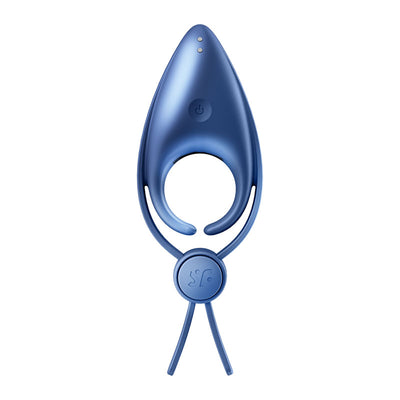 Satisfyer Sniper - Blue - Blue Vibrating Adjustable Lasso Cock Ring