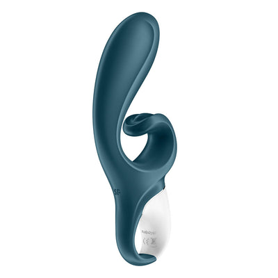 Satisfyer Hug Me - Bluegrey USB Rechargeable Rabbit Vibrator with App Control