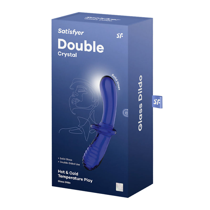 Satisfyer Double Crystal - Blue