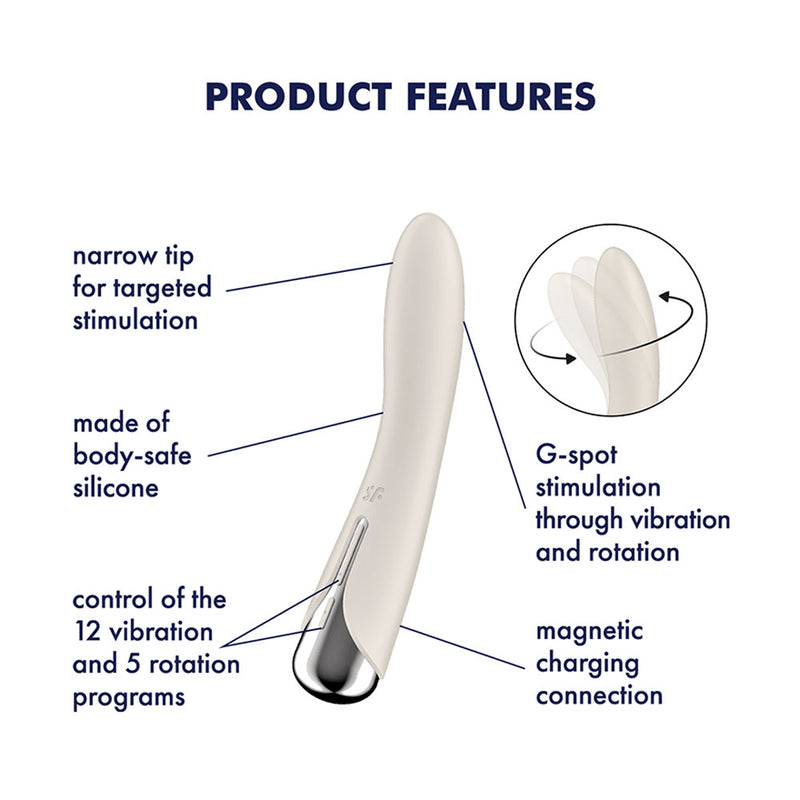 Satisfyer Spinning Vibe 1 - Beige