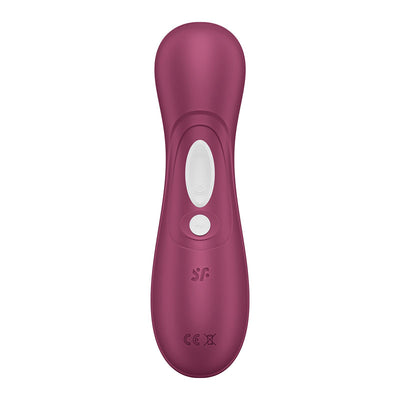 Satisfyer Pro 2 Generation 3 with App Control - Wine Red Touch-Free USB-Rechargeable Clitoral Stimulator