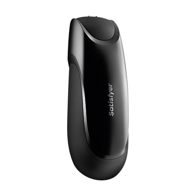 Satisfyer Men Vibration+ - Black USB Rechargeable Masturbator with App Control