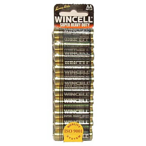 Wincell Aa Super Heavy Duty Batteries - Super Heavy Duty Batteries - AA 10 Pack