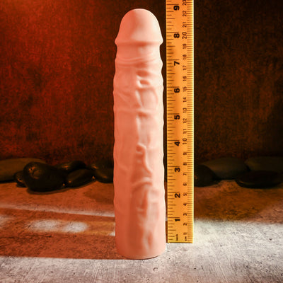 Adam & Eve Adam's 3'' Realistic Extension - Flesh 7.6 cm Penis Extension Sleeve