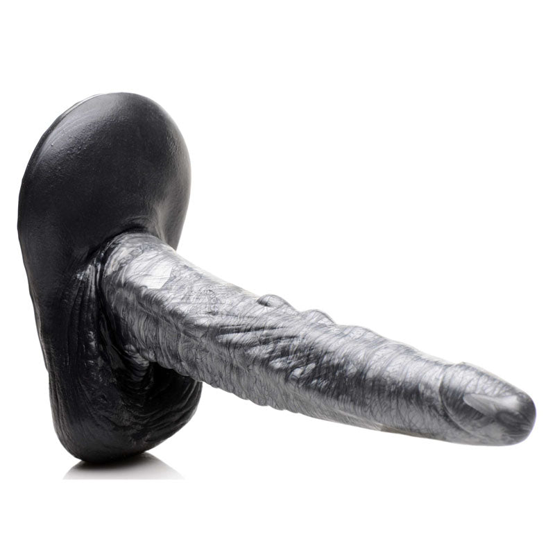 Creature Cocks The Gargoyle Rock Hard Silicone Dildo - Silver 23.6 cm Fantasy Dildo