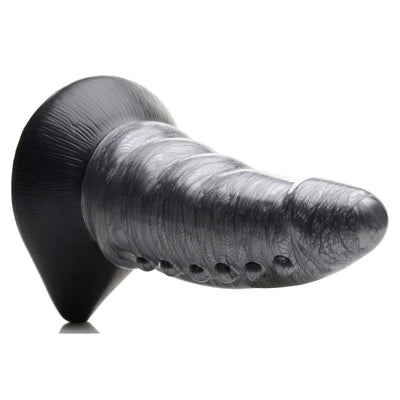 Creature Cocks Beastly Tapered Bumpy Silicone Dildo - Silver 21 cm Bumpy Dildo