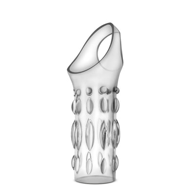 Performance Studded Sleeve Ring - Clear - Clear Penis Sleeve