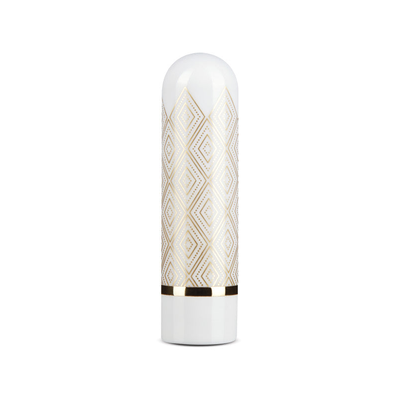 The Collection Glitzy Deco - White/Gold 6.4 cm (2.5&