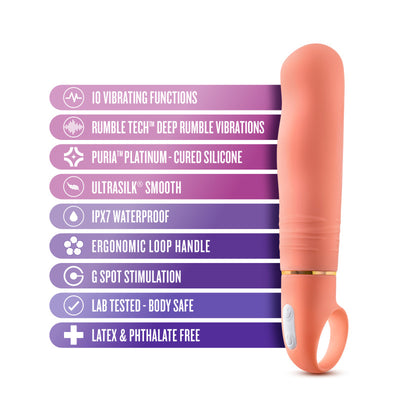 Aria Smokin' AF - Coral 15.2 cm Vibrator