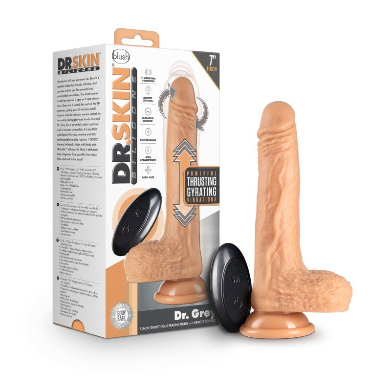 Dr. Skin Silicone Dr. Grey - Flesh - Flesh 19.7 cm (7.75&