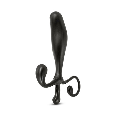 Anal Adventures Prostate Stimulator - Black 12.7 cm Prostate Massager