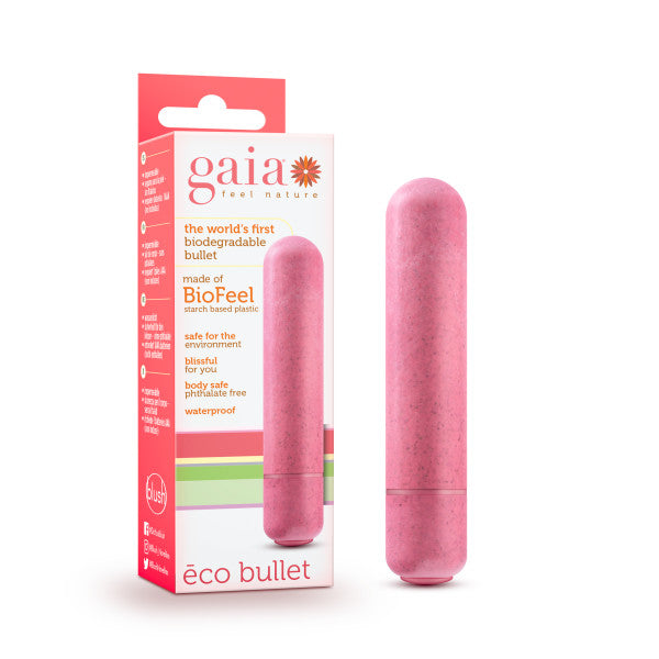 Gaia Eco Bullet - Coral Pink 8.9 cm (3.5&